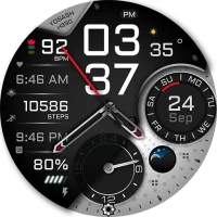 H390 Hybrid Watch Face, YOSASH